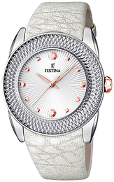 Festina Classic Srebrny/Skóra Ø42 mm F16591-A
