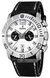 Festina Biały/Skóra Ø47 mm F16614-1