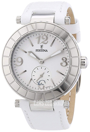 Festina Biały/Skóra Ø38 mm F16619-1