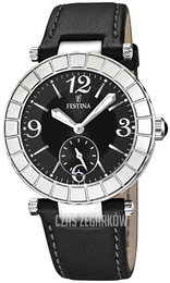 Festina Czarny/Skóra Ø38 mm F16619-4