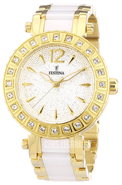 Festina Dress Srebrny/Stal w odcieniu złota Ø38 mm F16644-3