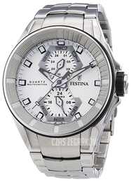 Festina Biały/Stal Ø45 mm F16652-1
