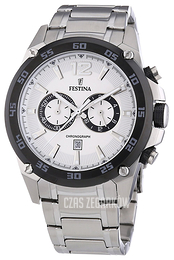 Festina Dress Biały/Stal Ø48 mm F16680-1