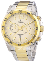 Festina Sport Szampański/Stal w odcieniu złota Ø48 mm F16681-1