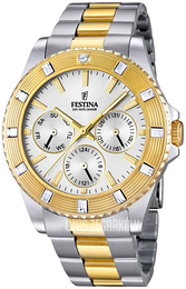 Festina Classic Srebrny/Stal w odcieniu złota Ø40 mm F16696-1