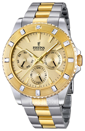 Festina Żółte złoto/Stal w odcieniu złota Ø40 mm F16696-2