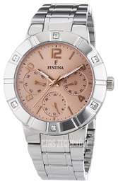 Festina Różowe złoto/Stal Ø36 mm F16706-3