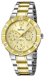 Festina Szampański/Stal w odcieniu złota Ø36 mm F16707-1