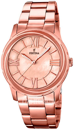 Festina Różowe złoto/Stal w kolorze różowego złota Ø36 mm F16725-2