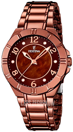 Festina Brązowy/Stal Ø34 mm F16729-1