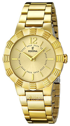 Festina Dress Żółte złoto/Stal w odcieniu złota Ø35 mm F16732-2