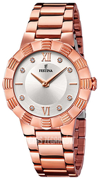 Festina Srebrny/Stal w kolorze różowego złota Ø35 mm F16733-4