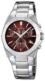 Festina Brązowy/Stal Ø42 mm F16757-3