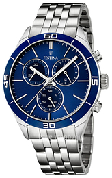 Festina Niebieski/Stal Ø43 mm F16762-2