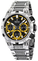 Festina Czarny/Stal Ø45 mm F16774-7