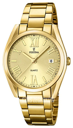 Festina Żółte złoto/Stal w odcieniu złota Ø37 mm F16792-2