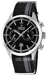 Festina Sport Czarny/Stal Ø44 mm F16827-3