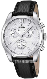 Festina Sport Srebrny/Skóra Ø43 mm F16860-3