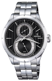 Festina Dress Czarny/Stal Ø46 mm F16891-6