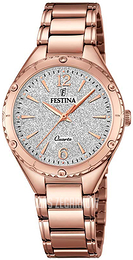 Festina Mademoiselle Srebrny/Stal w kolorze różowego złota Ø33.5 mm F16922-3