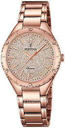 Festina Różowe złoto/Stal w kolorze różowego złota Ø34 mm F16922-4