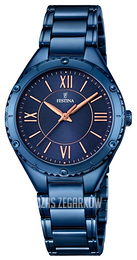 Festina Dress Niebieski/Stal Ø34 mm F16923-2