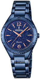 Festina Niebieski/Stal Ø34 mm F16923-4
