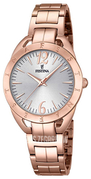 Festina Dress Srebrny/Stal w kolorze różowego złota Ø33 mm F16935-1