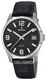 Festina Czarny/Skóra Ø42 mm F16982-2
