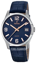 Festina Niebieski/Skóra Ø42 mm F16982-4