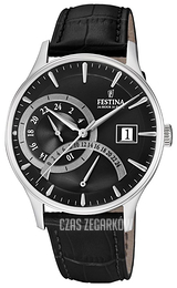 Festina Czarny/Skóra Ø42 mm F16983-4