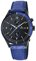 Festina Czarny/Skóra Ø41 mm F16994-2