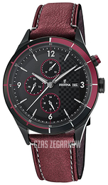 Festina Czarny/Skóra Ø41 mm F16994-3