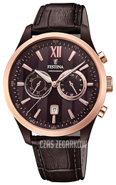 Festina Brązowy/Skóra Ø44 mm F16999-1