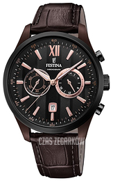Festina Czarny/Skóra Ø44 mm F16999-2