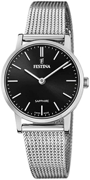 Festina Swiss Made Czarny/Stal Ø29 mm F20015-3
