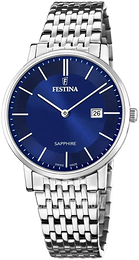 Festina Swiss Made Niebieski/Stal Ø39 mm F20018-2
