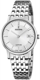Festina Swiss Made Srebrny/Stal Ø29 mm F20019-1
