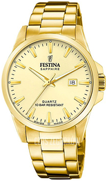 Festina Swiss Made Żółte złoto/Stal w odcieniu złota Ø41 mm F20044-4