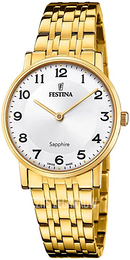 Festina Swiss Made Srebrny/Stal w odcieniu złota Ø29.3 mm F20048-1