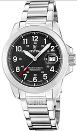 Festina Swiss Made Field Czarny/Stal Ø41.8 mm F20081-4