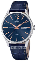 Festina Niebieski/Skóra Ø41 mm F20205-3