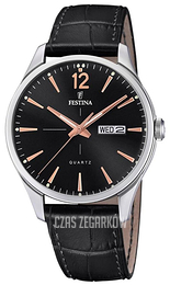 Festina Czarny/Skóra Ø41 mm F20205-4