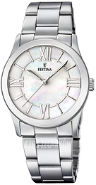 Festina Biały/Stal Ø33 mm F20230-1