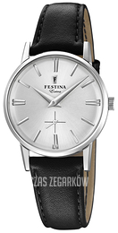 Festina Srebrny/Skóra Ø29 mm F20254-1