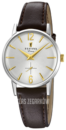 Festina Srebrny/Skóra Ø29 mm F20254-2