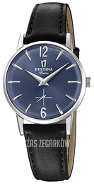 Festina Niebieski/Skóra Ø29 mm F20254-3
