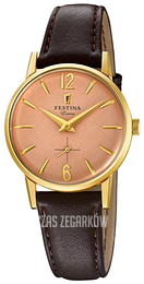 Festina Różowe złoto/Skóra Ø29 mm F20255-2