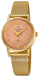 Festina Różowe złoto/Stal w odcieniu złota Ø29 mm F20259-2