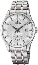 Festina Retro Srebrny/Stal Ø41 mm F20276-1